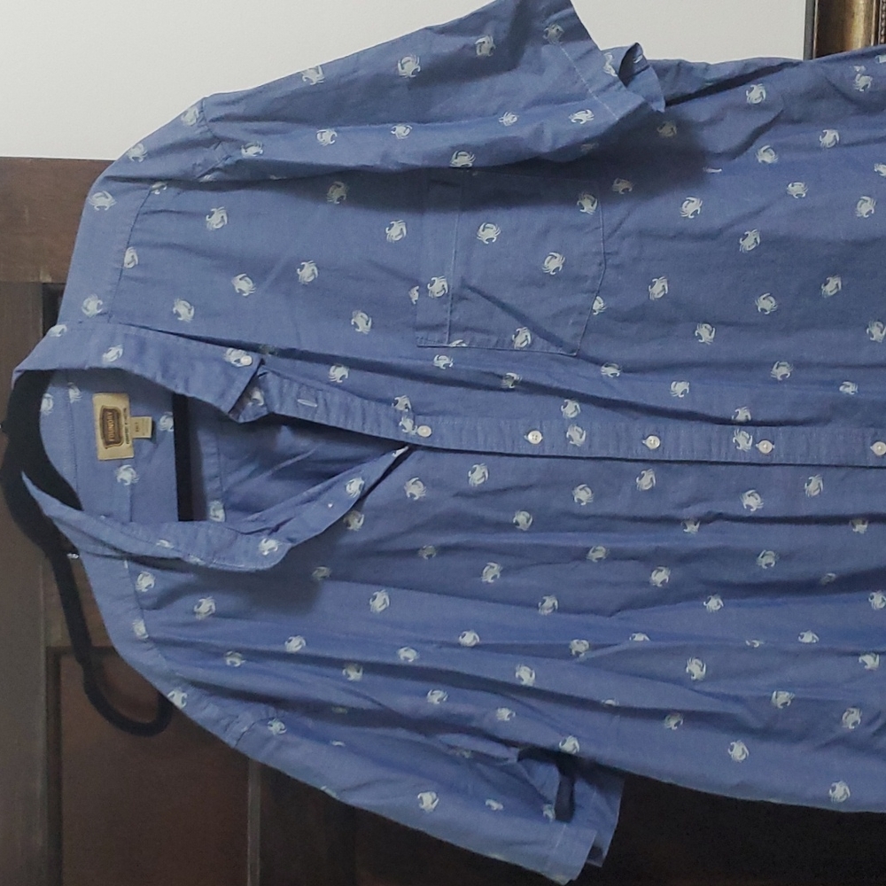 Mens 4XLT casual summer button down